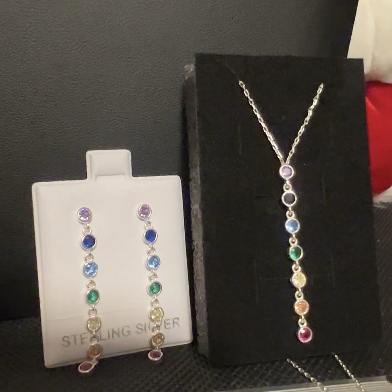 Plata Italiana 925 Incluye Cadena Con Aretes
