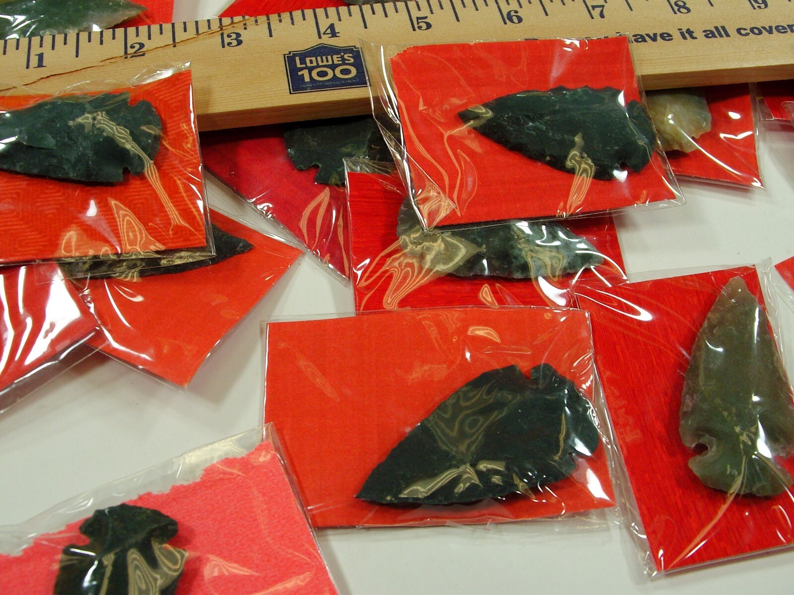 30 Pieces Large 2″ – 2 1/2″ India Handmade Agate Arrowheads Bulk Lot (FC-51) ⭐