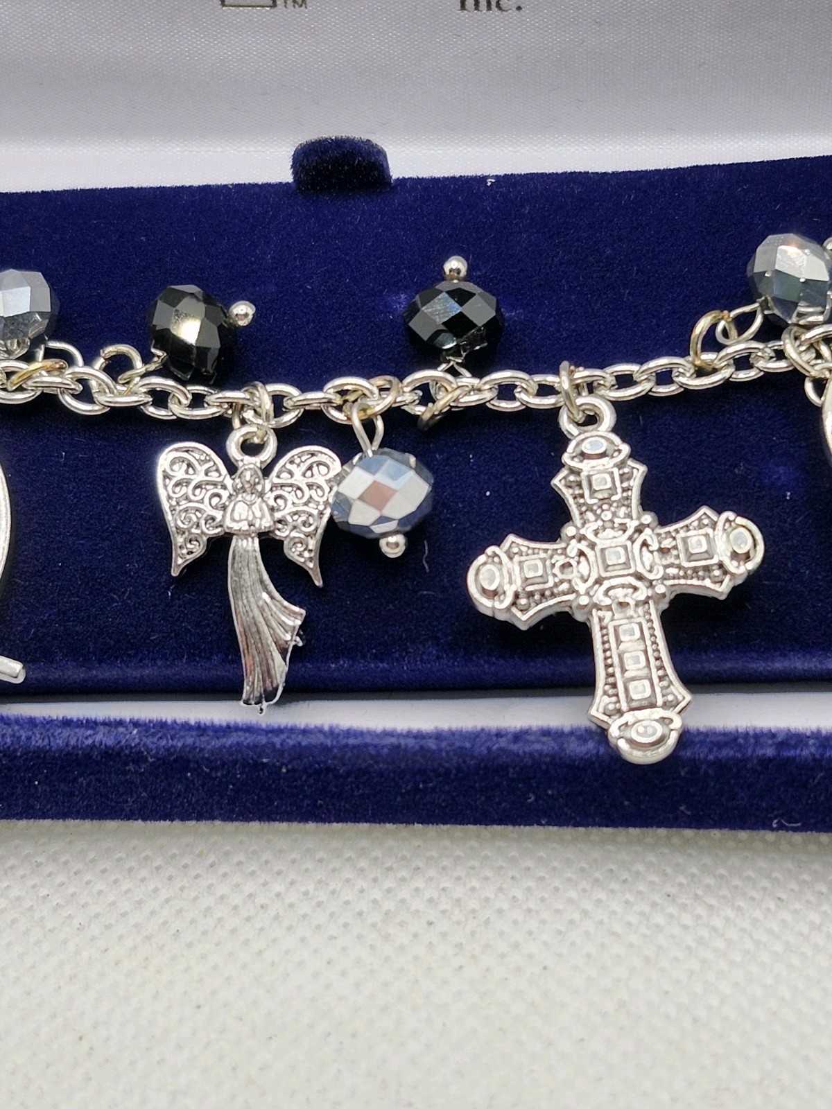 NIB Roman Inc Bracelet Christian Charm Fish Cross Bible Angel Wing 2014