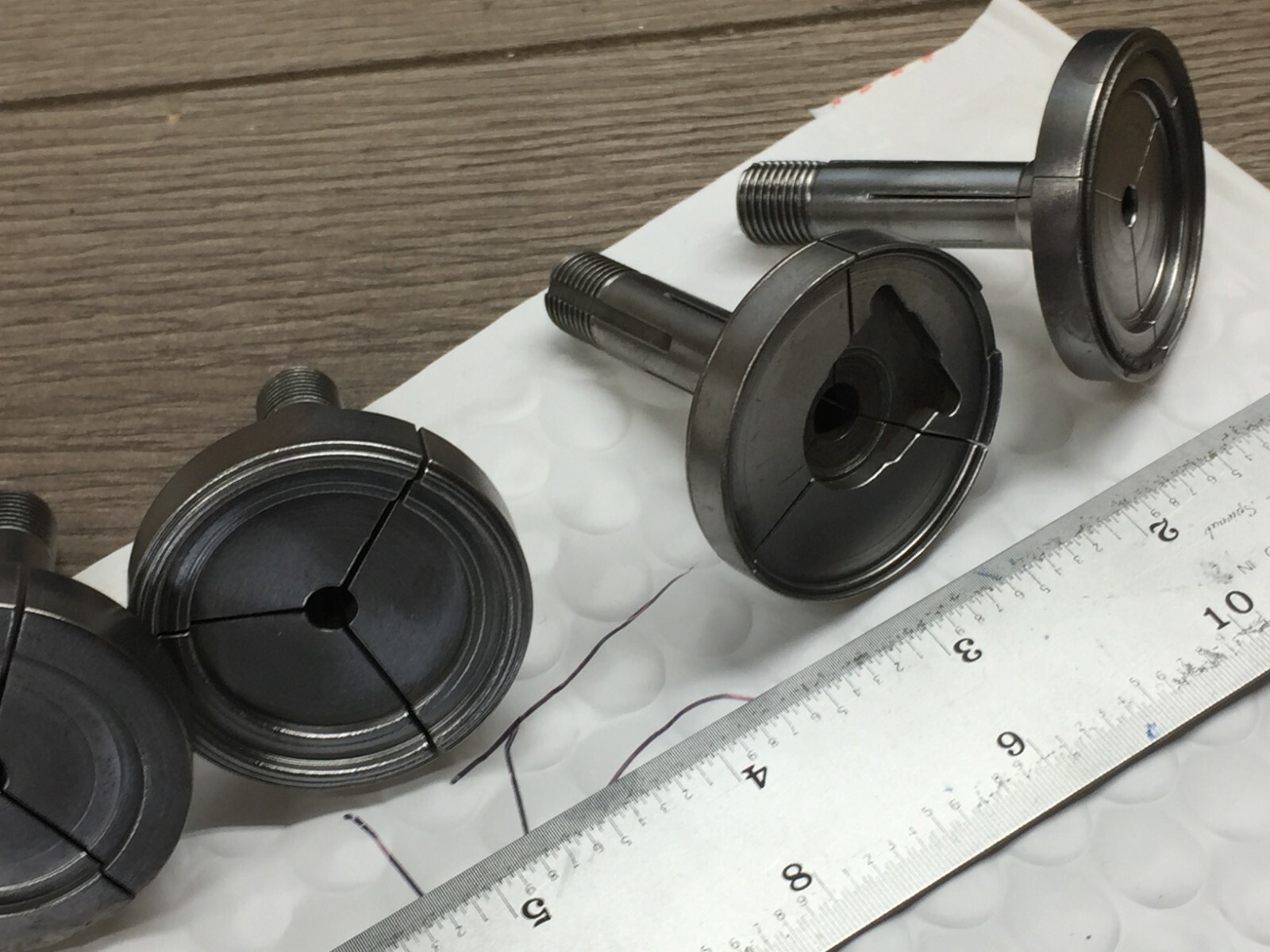 LOT OF LEVIN LATHE STEP COLLETS D STYLE ( 10 MM ) COLLETS