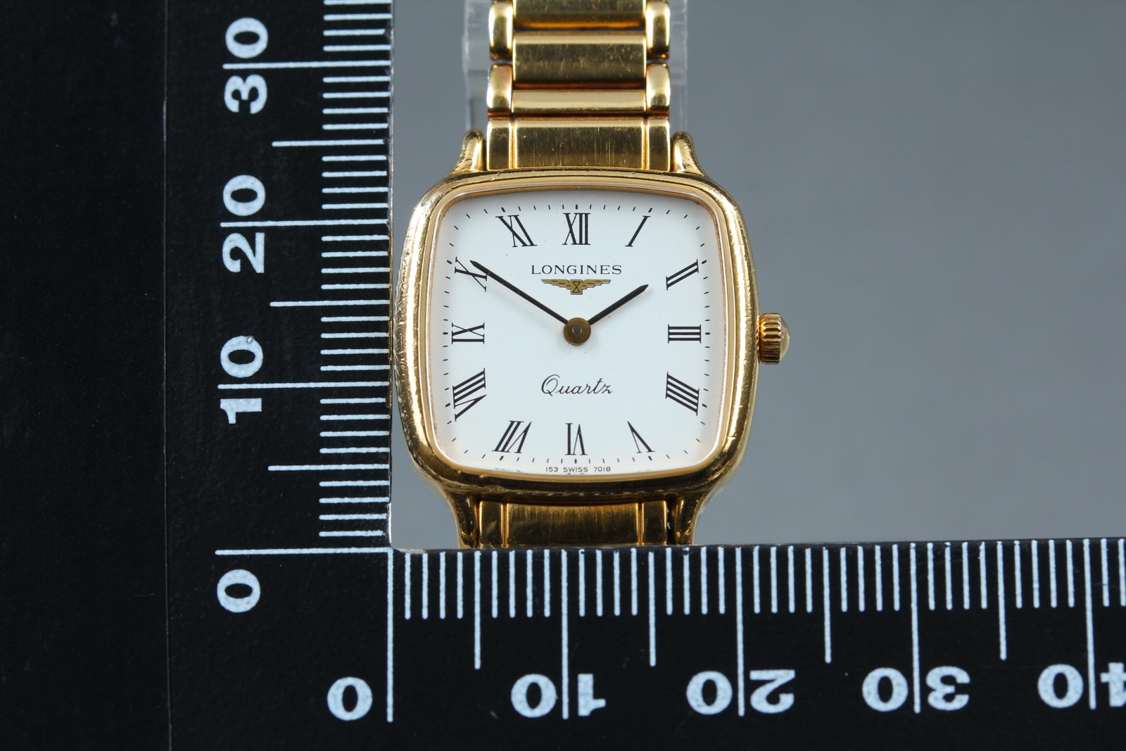 [Near MINT] Longines Cal.L153.2 153 7018 22mm White Dial Quartz Women’s Watch