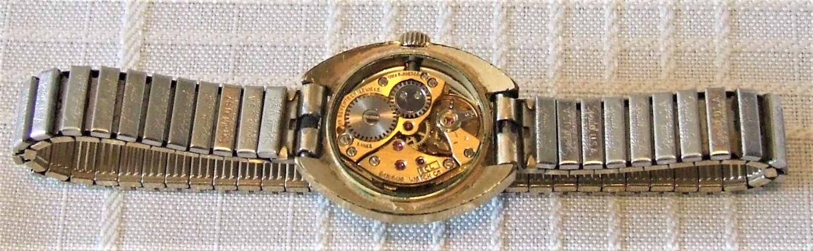 Vintage Bulova Ladies Watch 6CL 17 Jewels / Rolled Gold Speidel Expandable