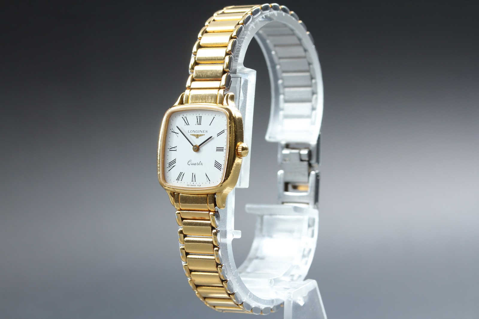 [Near MINT] Longines Cal.L153.2 153 7018 22mm White Dial Quartz Women’s Watch