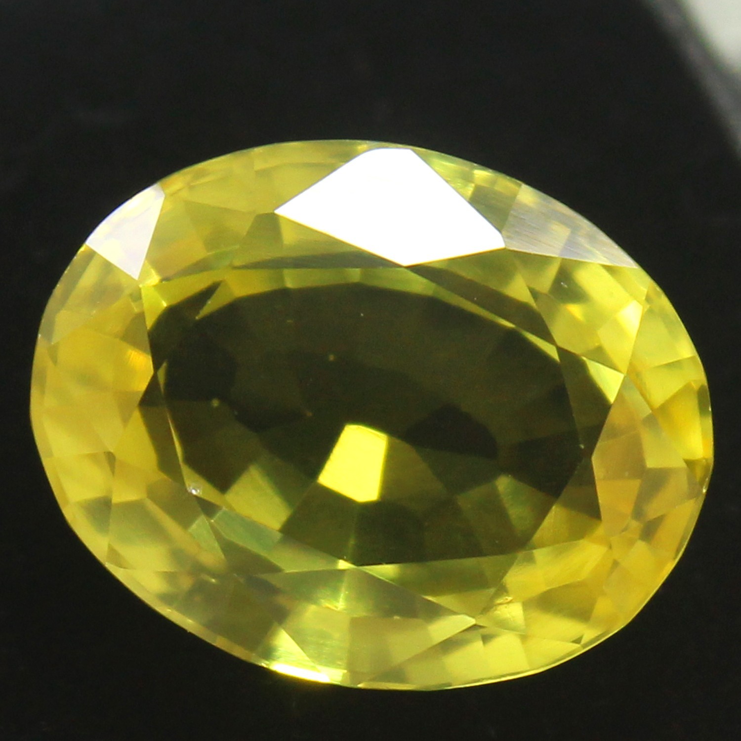 Natural 9.8 Ct Certified Ceylon Yellow Sapphire 14×11 MM Oval Cut Gemstones