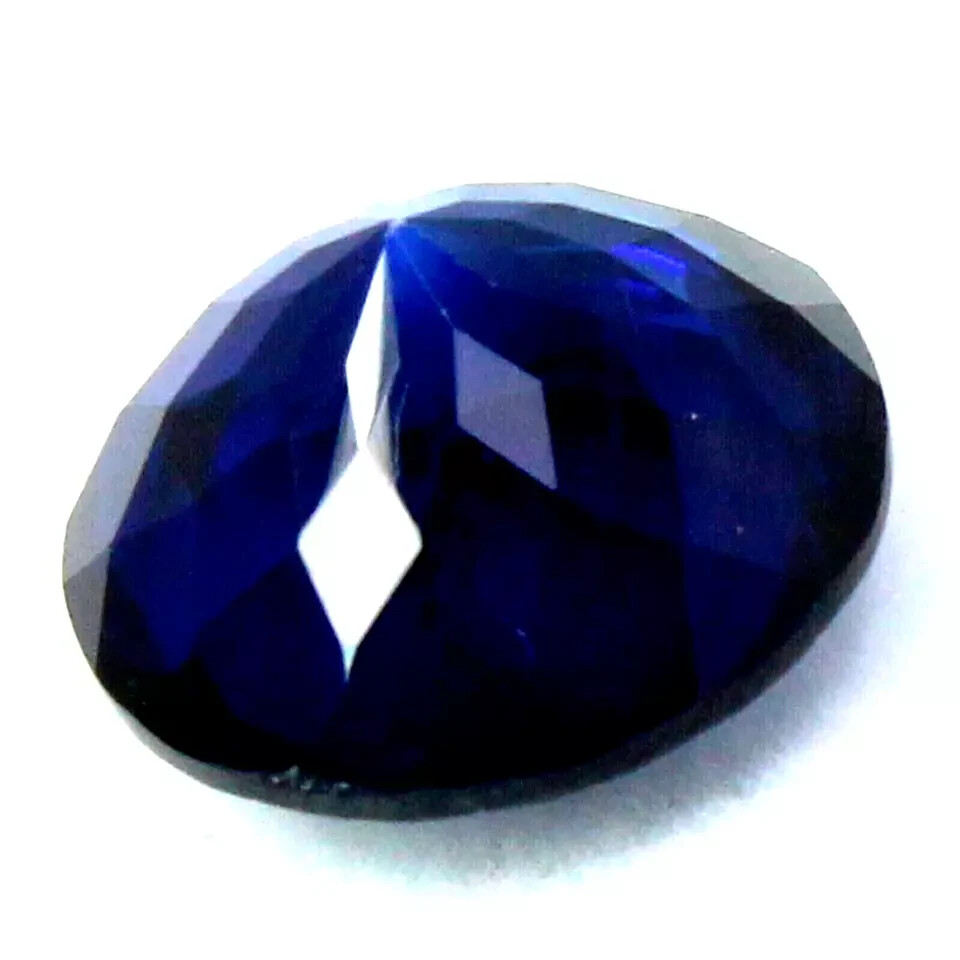 40 Ct Natural Blue Sapphire Flawless Round Cut Certified Rare Loose Gemstone