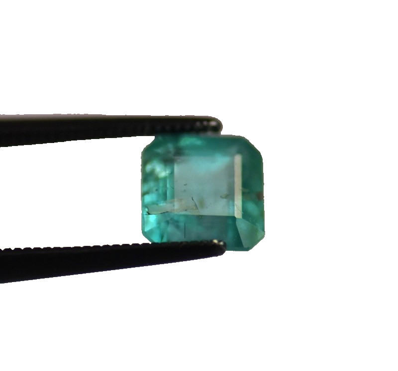 EMERALD .63 CT NATURAL COLOMBIAN EMERALD LOOSE STONE GEMSTONE 5 X 5 mm