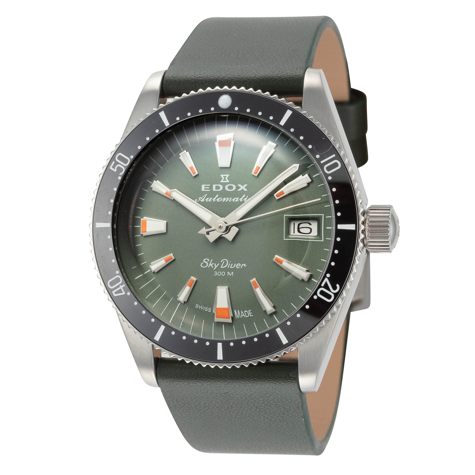 Edox Women’s SkyDiver 38mm Automatic Watch 80131-3NC-VI