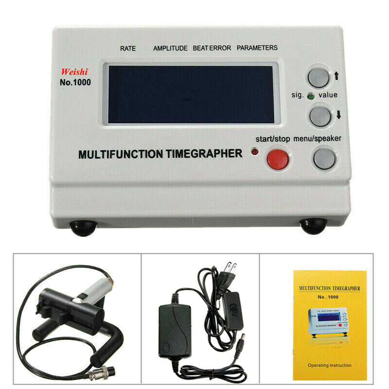 Weishi Mechanical Watch Timing Tester Machine Multifunction Timegrapher NO.1000