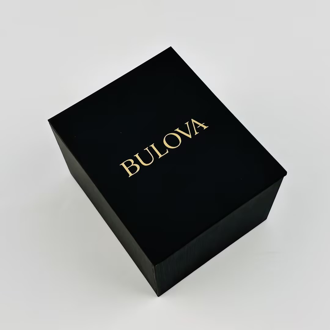 Bulova Classic 97B234 Purple Dial Rose Gold Men’s Watch Surveyor Automatic 39mm