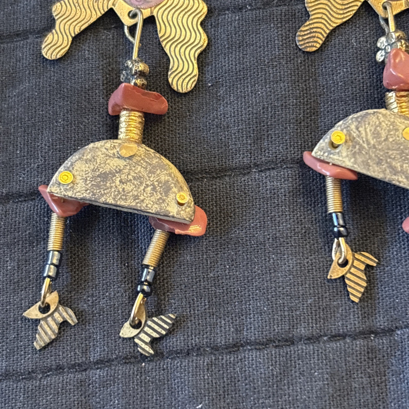 Kimberly Willcox for Silvestri Earrings Pierced Artisan. EUC