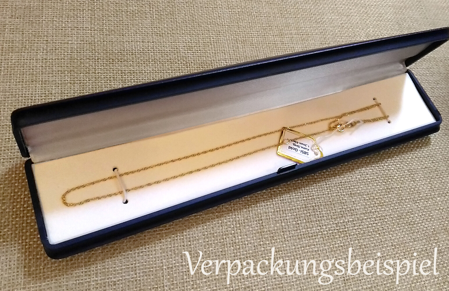 585 REAL GOLD *** Singapore Chain Chain Rotated 1.2mm / 38-40-42-45-50cm