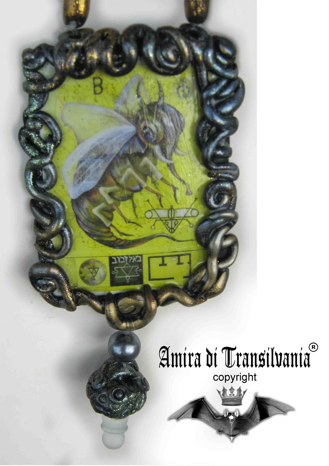 Talisman magic amulet Beelzebub demon Lemegeton Solomon keys clavicula salomonis