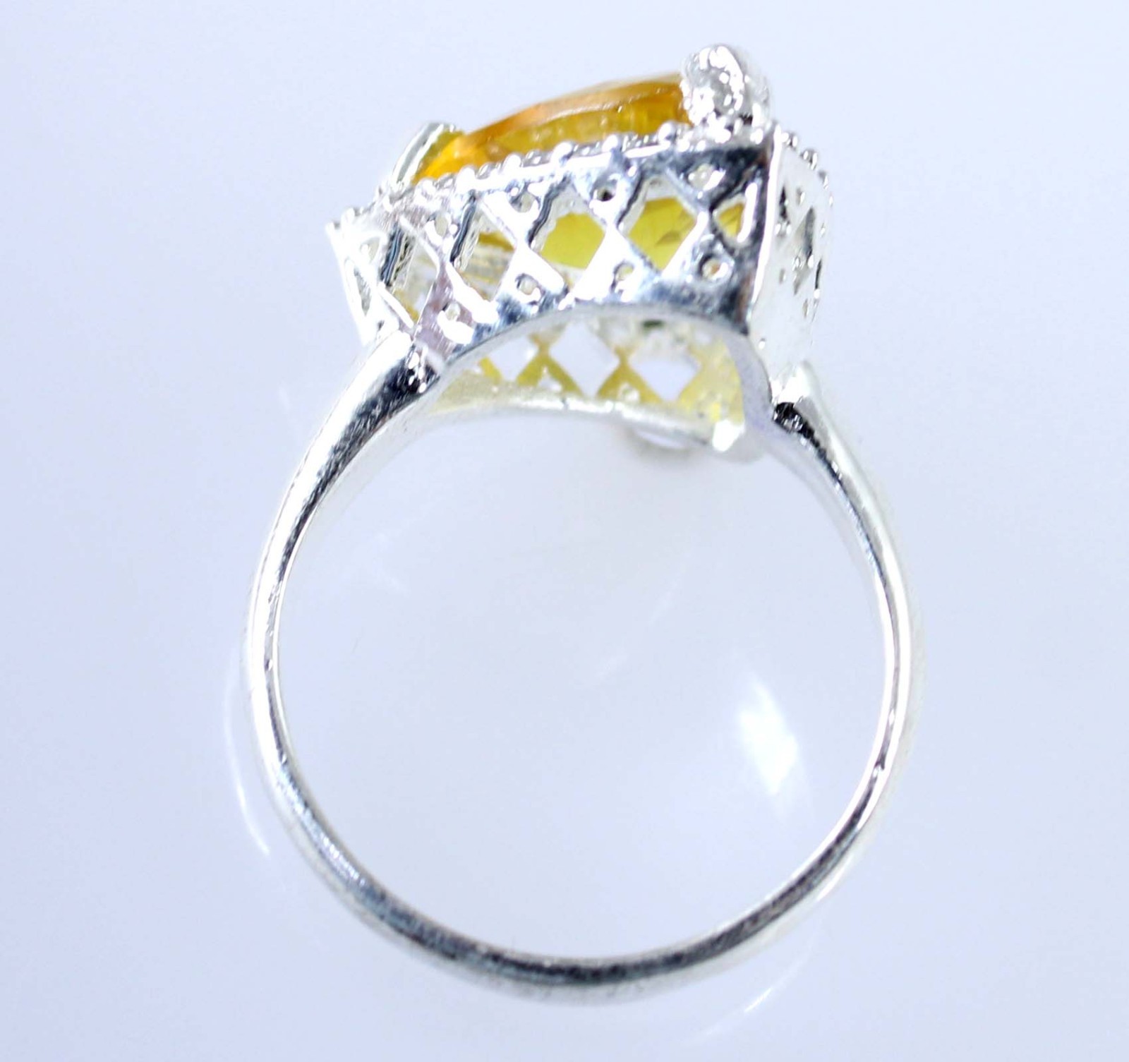 Yellow Sapphire 9.05 Ct/11 mm Natural Trillion Gemstone Certified Ring See Video