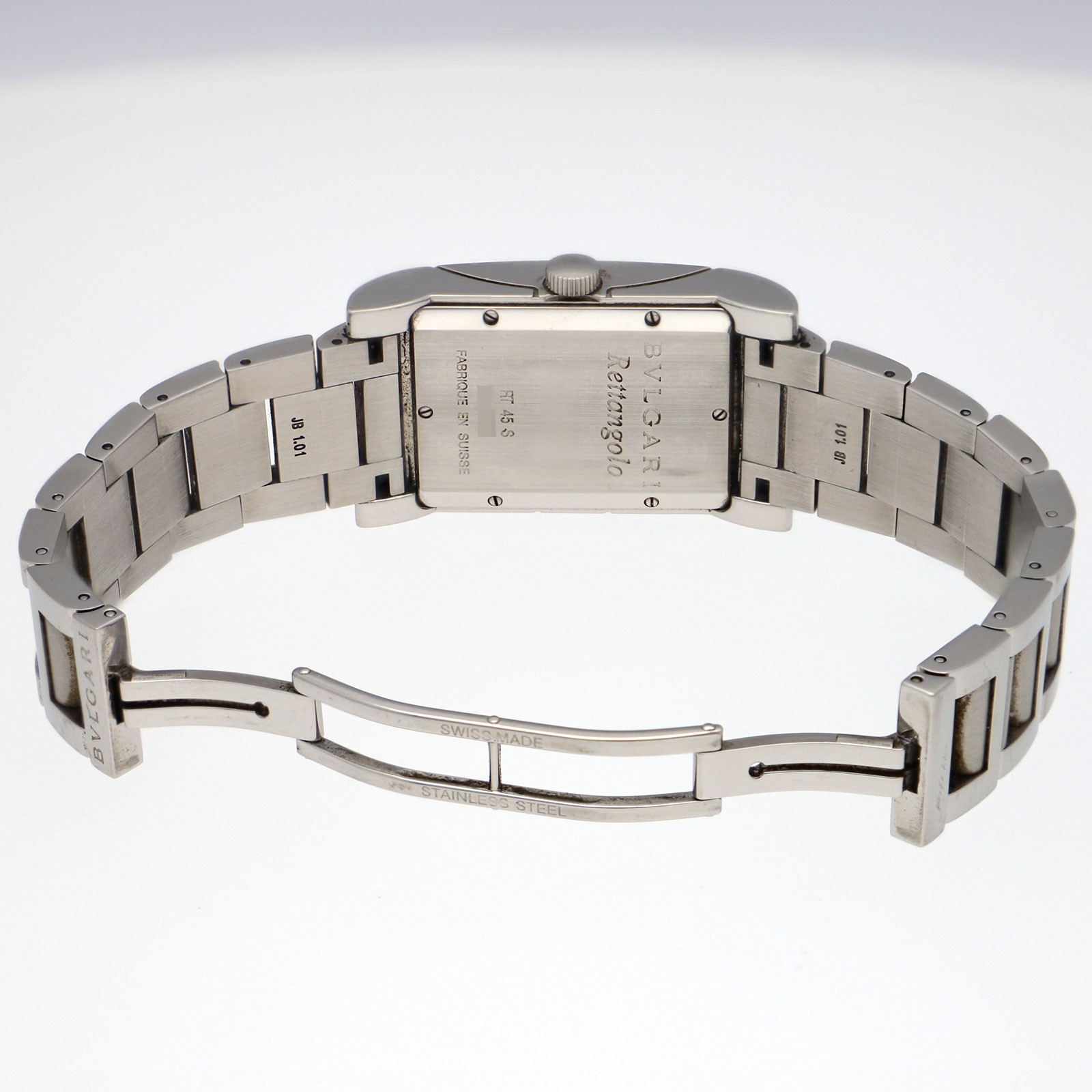 BVLGARI RT45S Rettangolo black Dial Automatic Stainless Steel Women’s