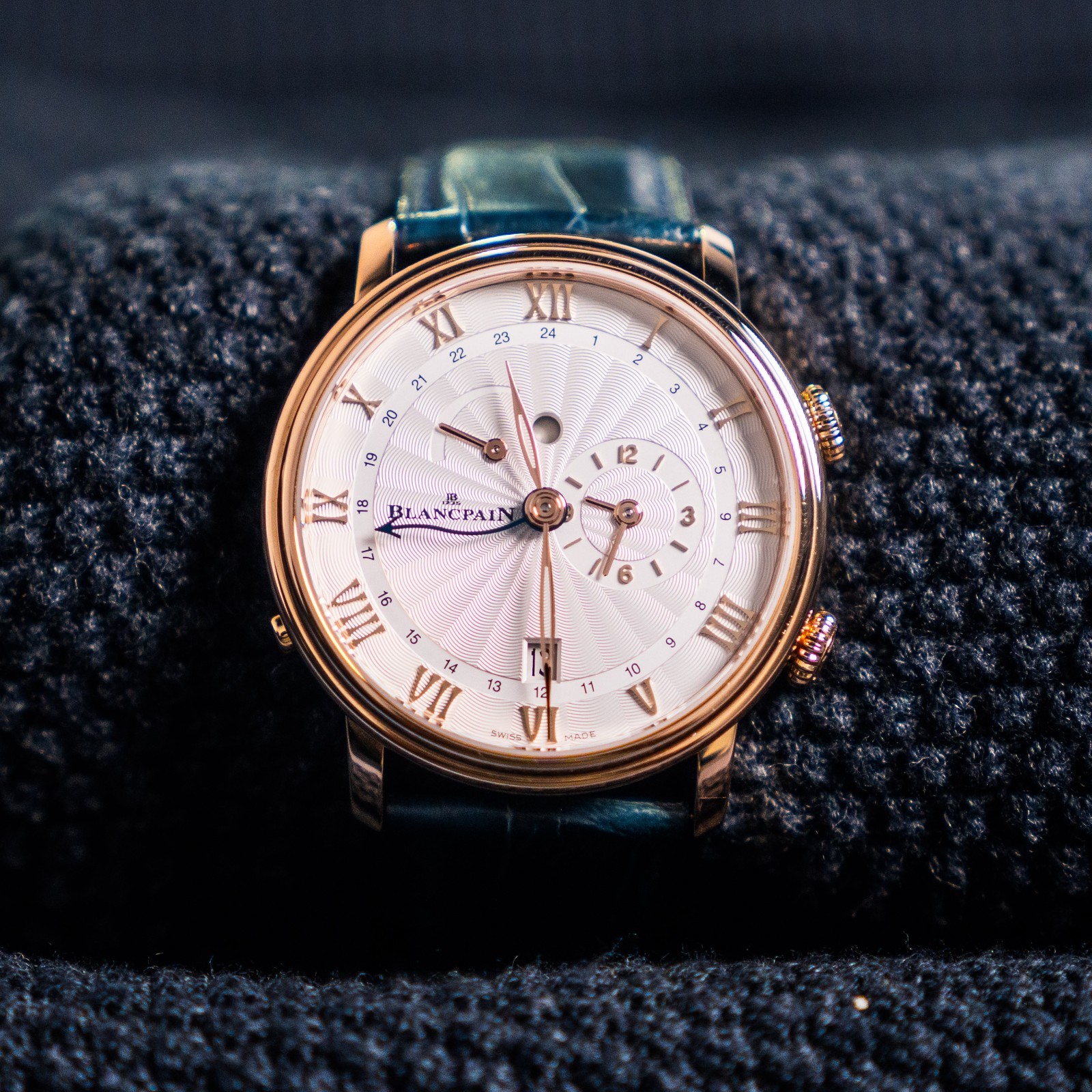 Blancpain Villeret Reveil GMT 6640-3642-55B Men’s Watch