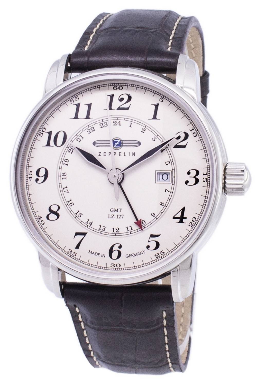 Zeppelin Series LZ127 Graf Germany Made Leather Strap Quartz Z76425 Men’s Watch