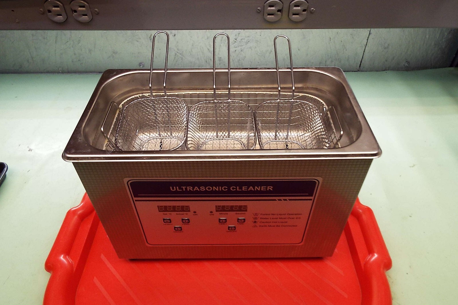 MEDIUM Mesh SMALL Ultrasonic Cleaner Basket PARTS JEWELRY DEGREASE FREE SHIPPING