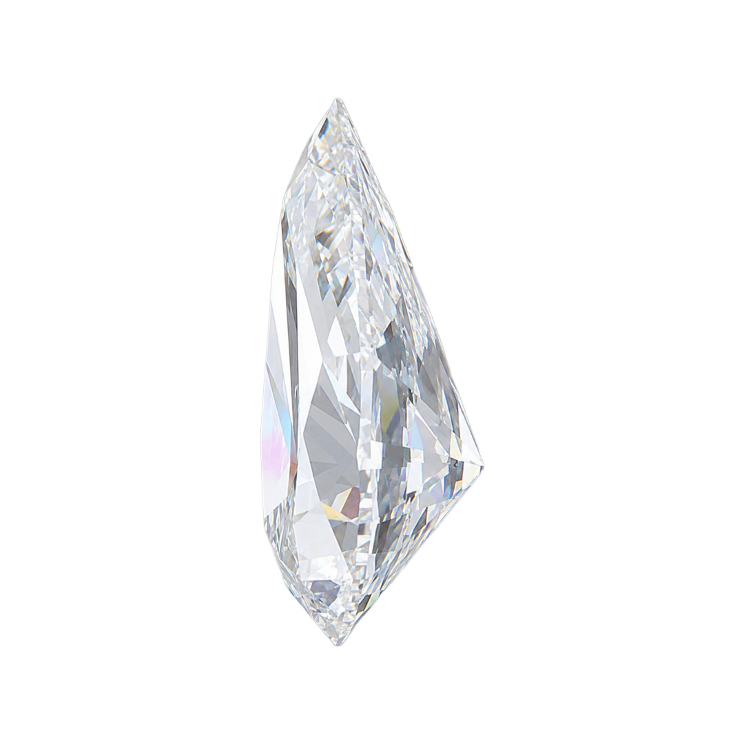 1.00 Ct Pear F Color VVS2 Clarity STONE IGI Certified Lab Grown CVD Diamond