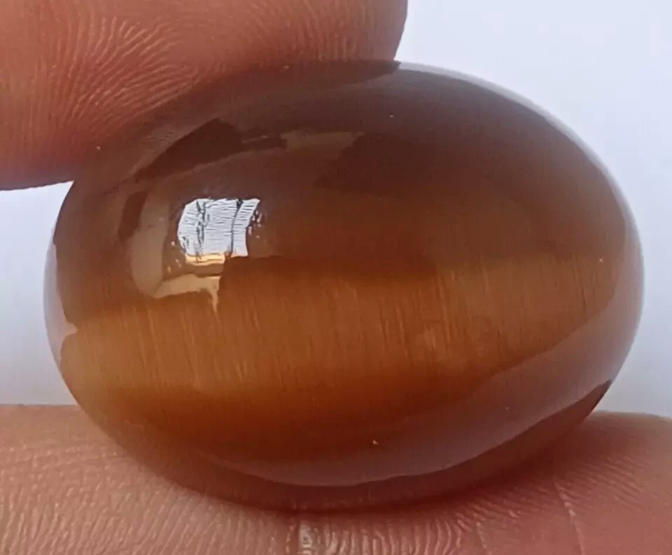 Large Natural Tiger’s Eye 53.45 Ct Oval Cabochon Loose Gemstone 4 Ring & Pendant