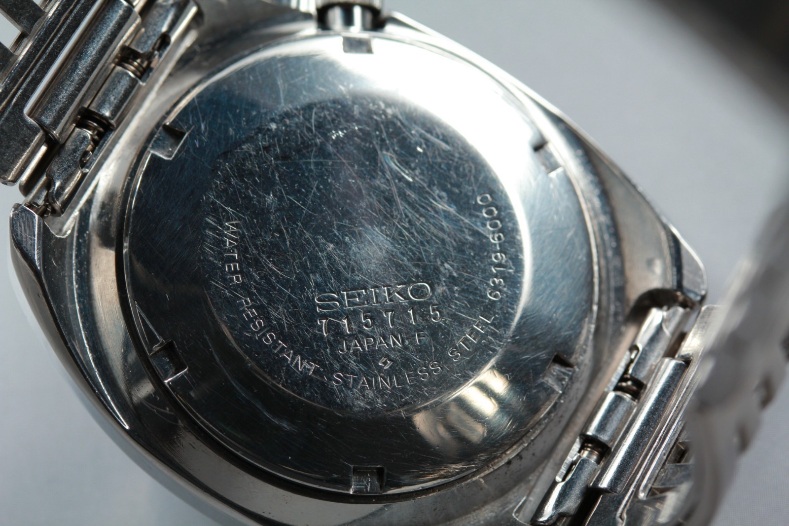 Vintage [Near Mint] Seiko 5 sports 6319-6000 Black Dial Men’s AT Watch JPN #56