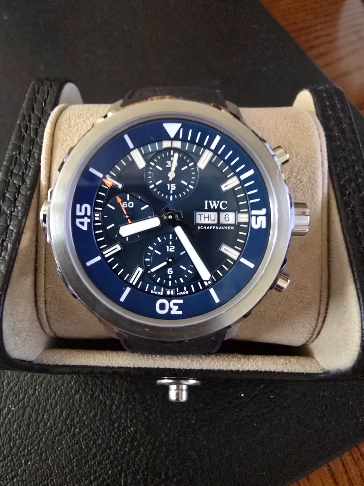 IWC Aquatimer Chronograph Special Edition Blue Men’s Watch – IW376805