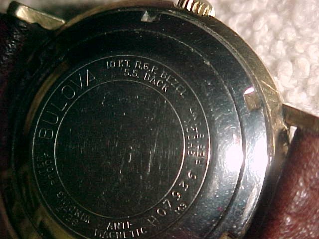 1963 BULOVA – 23 JEWELS – SELF-WINDING – 10K RGP BEZEL – SS BACK – H07936
