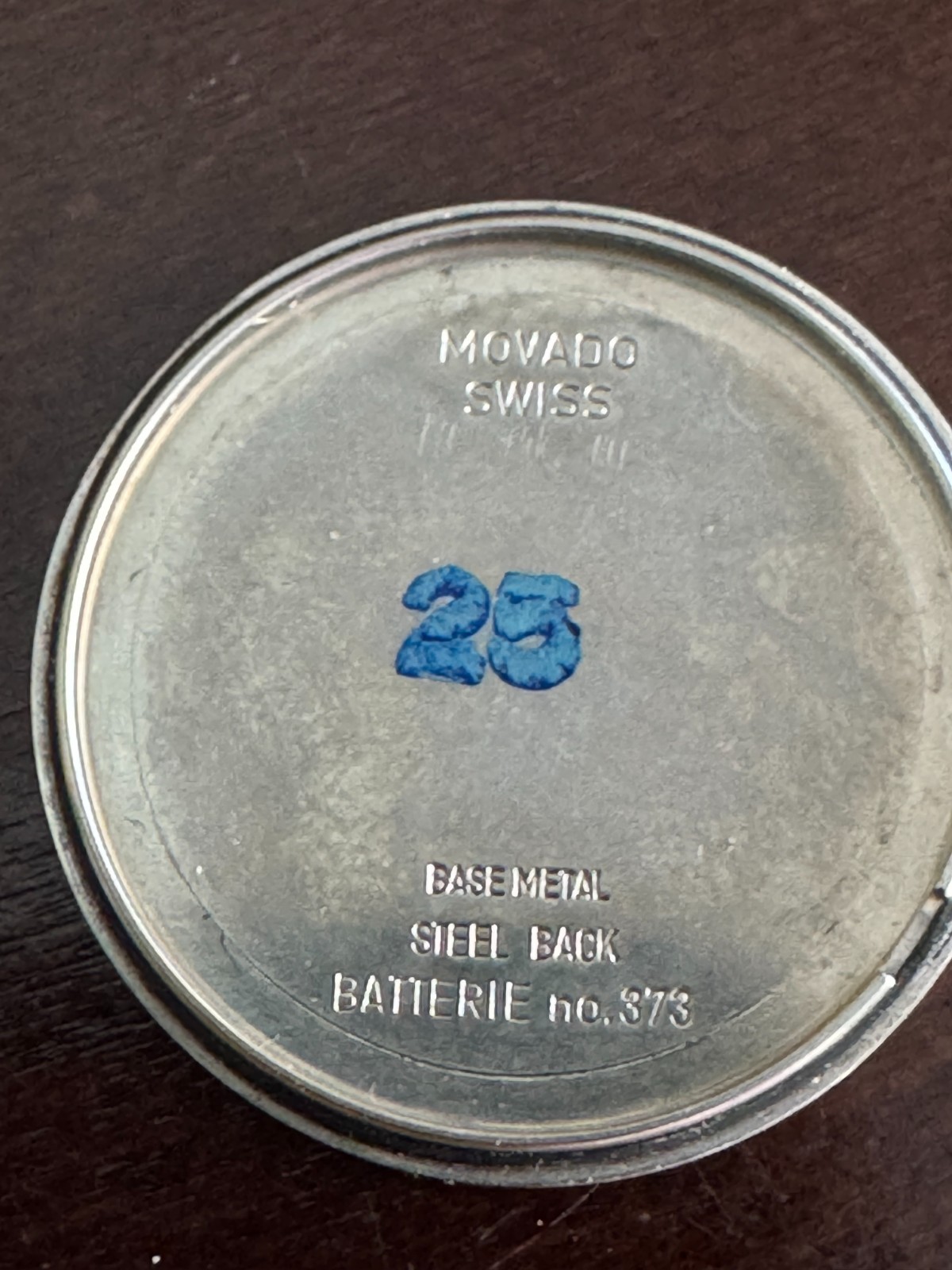 UNISEX MOVADO CALENDAR WRISTWATCH REF# 87-06-885 NOT RUNNING ETA 255.495