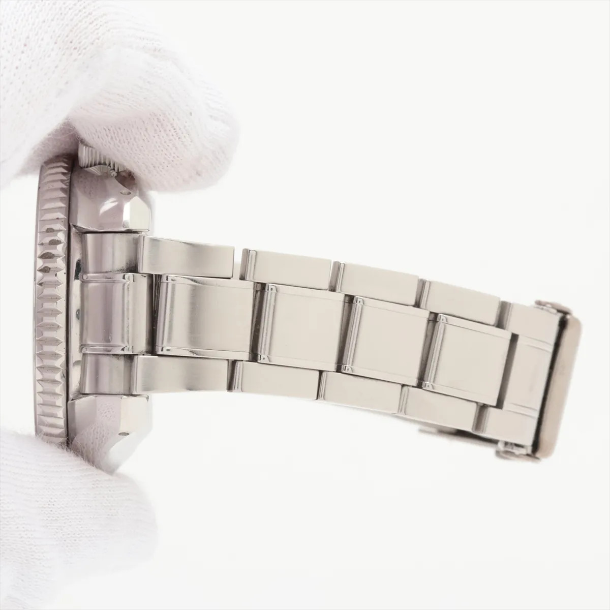 Seiko Prospex MARINE MASTER SBDX001 SS SS AT black dial 3 Extra Links Damaged re
