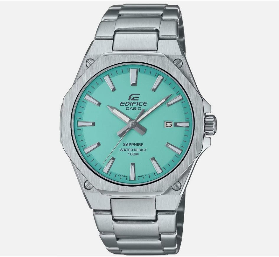 CASIO Edifce Sapphire crystal steel band Men’s watch EFR-S108D-2BV