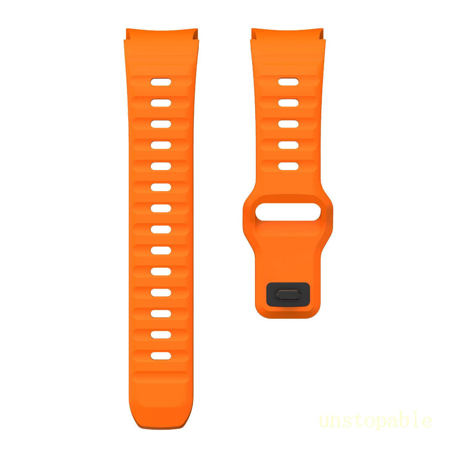 For Samsung Galaxy Watch 4 5 6 7 40/42/44/45/47m Sport Silicone Watch Band Strap