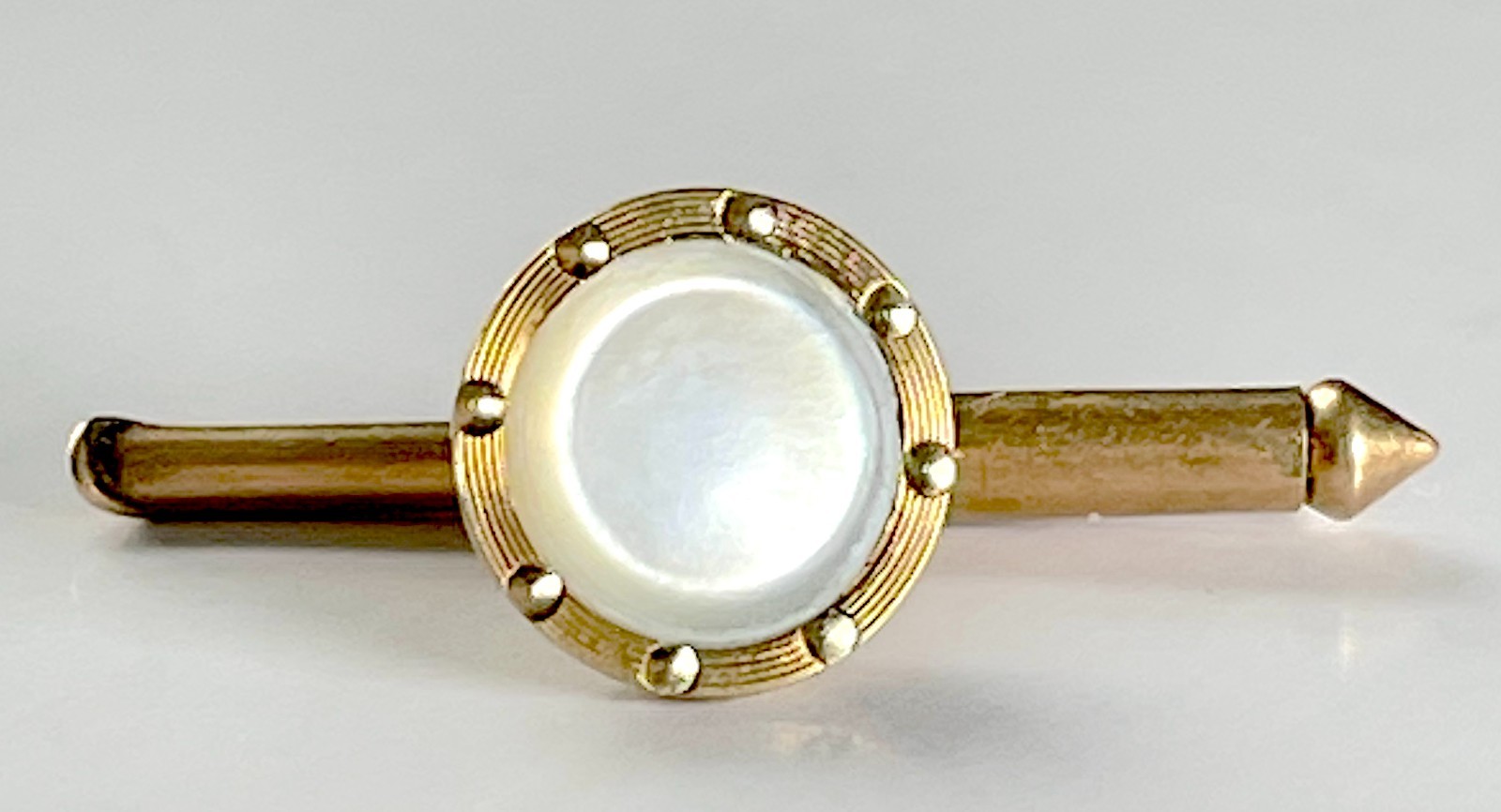 Pair of Antique 14K Gold Mother of Pearl Shirt Studs – Larter & Sons