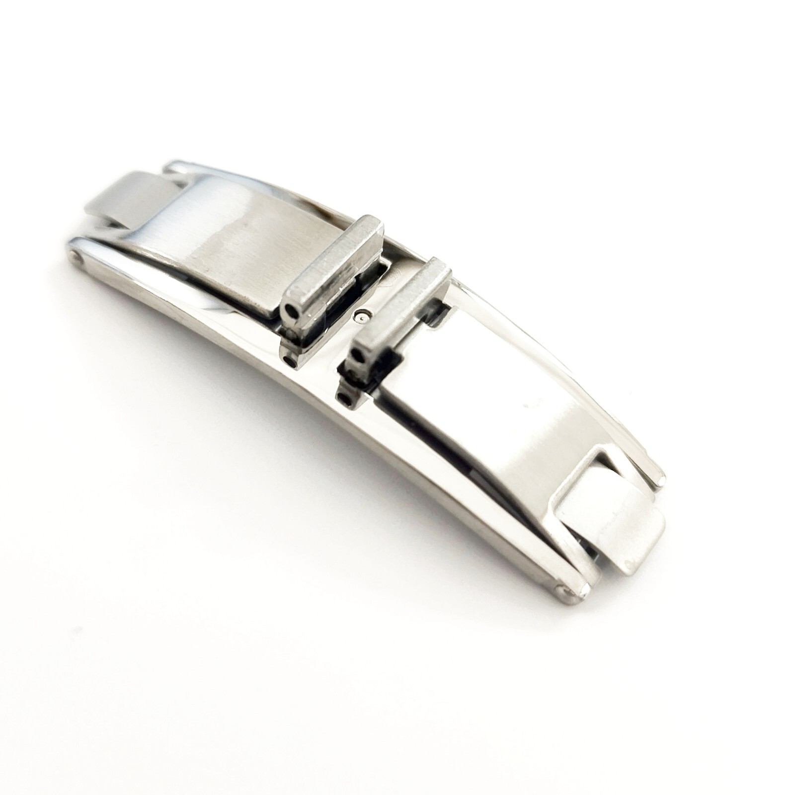 Stainless Steel Push Button Butterfly Deployment Watch Clasp Buckle 9.5×14.5 mm