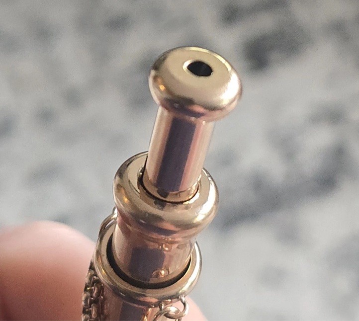 iBump Incognito Rose Gold Bump Straw Pendant Necklace SNOGO Clone Snuff Tool NEW