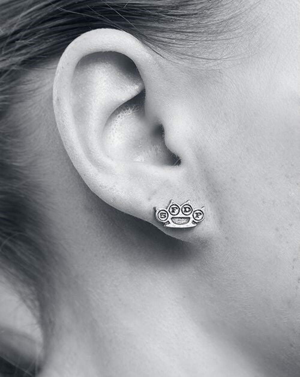Five Finger Death Punch 5FDP Ear Studs Earrings