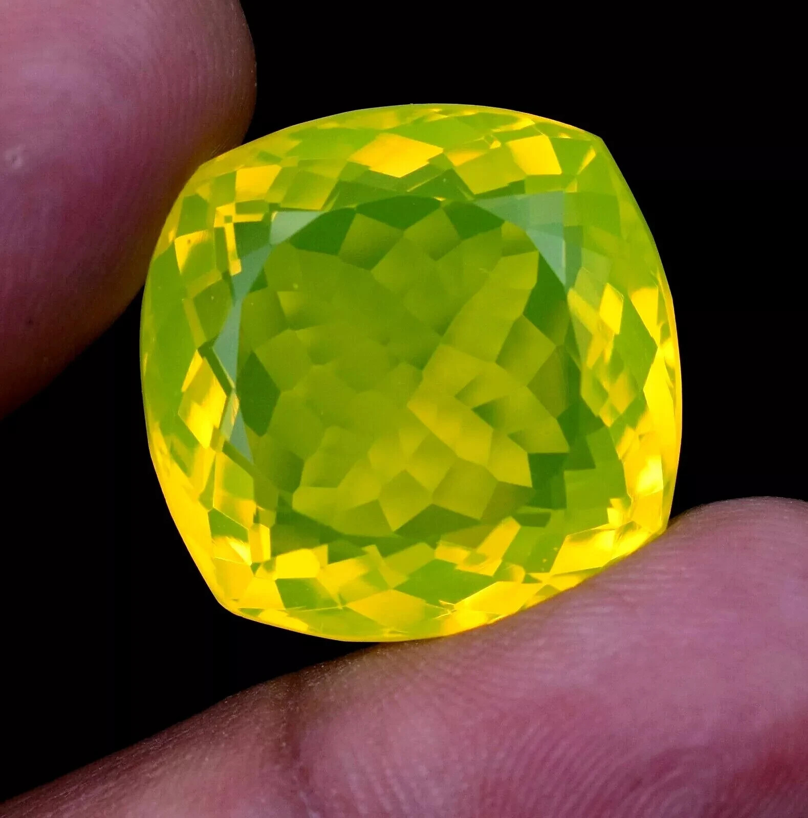 142.50 Ct Natural Green Opal Cube Welo Australian Certified Untreated Gemstone