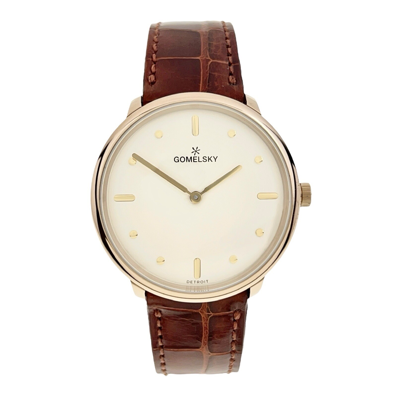 NEW Gomelsky By Shinola Audry Rose Gold Plated Quartz Watch w/ Box MSRP $850