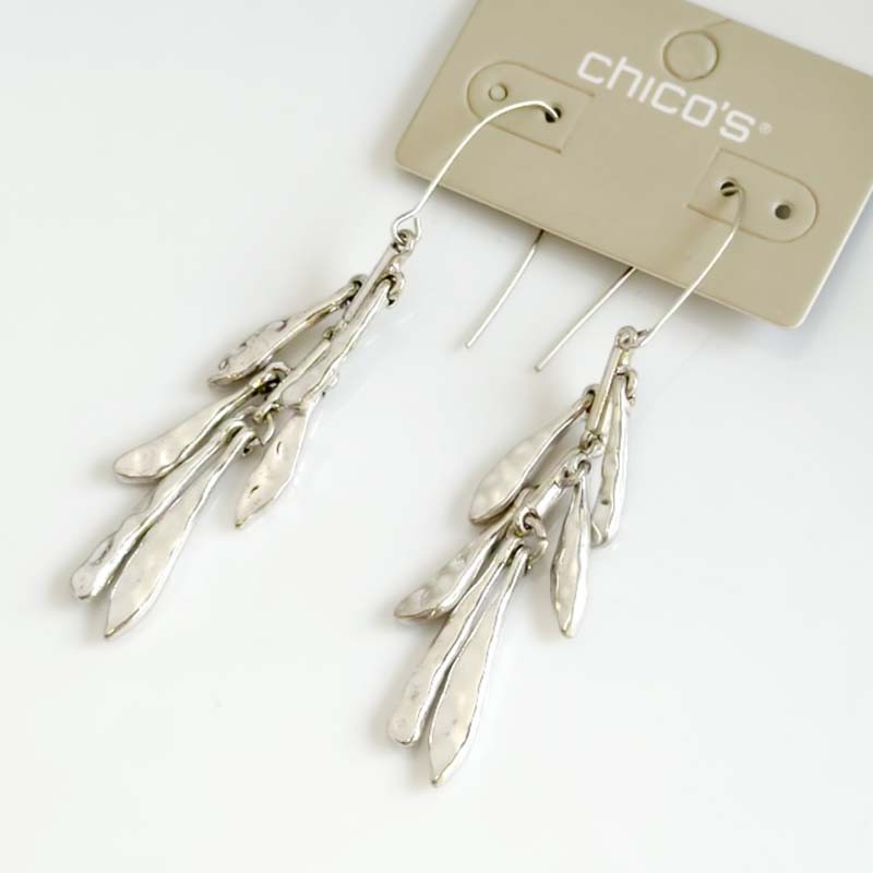 Chicos Cluster Statement Drop Earrings Gift Chic Women Party Vacation Jewelry