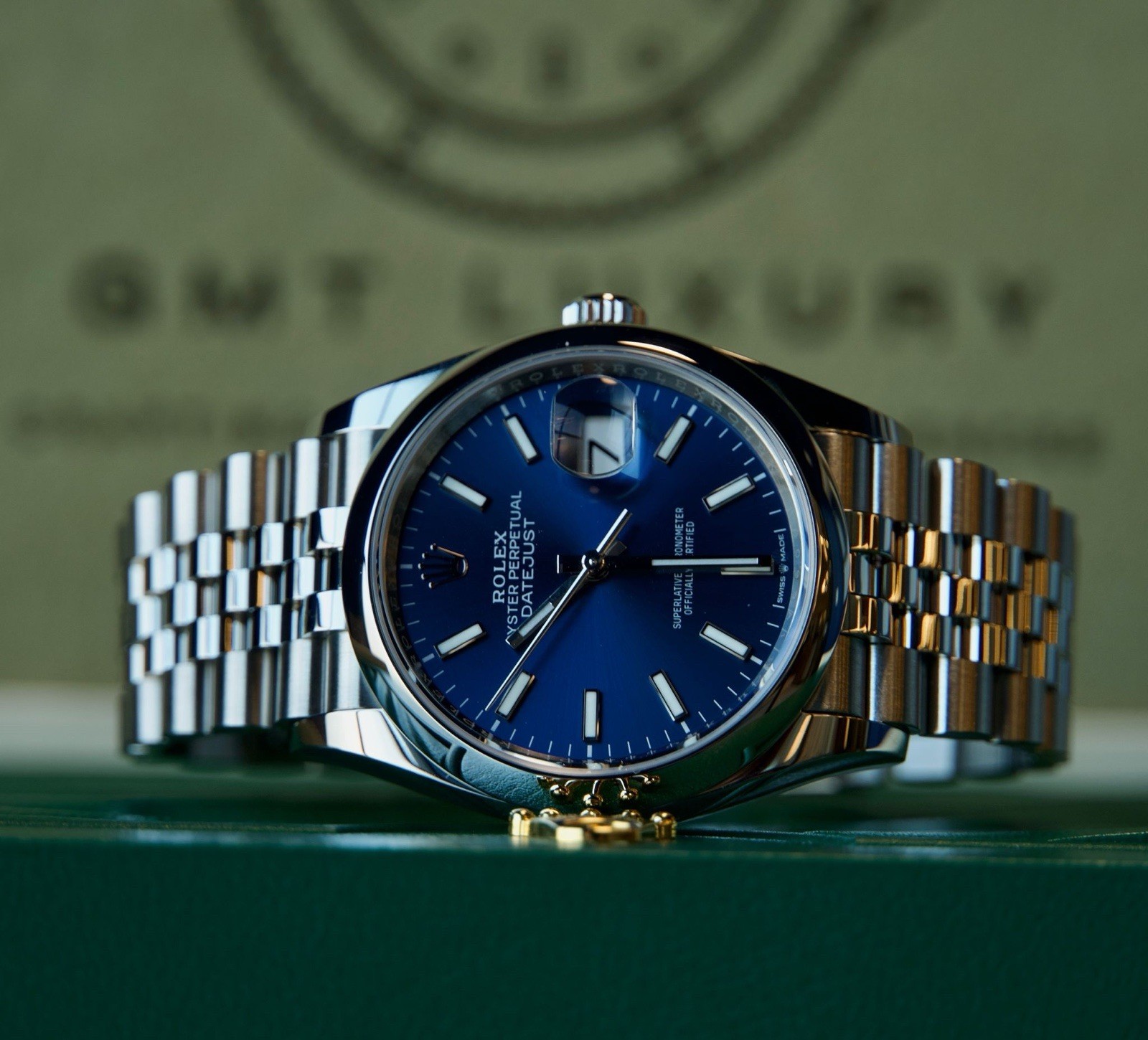 Rolex Datejust 36 “Blue Dial” COMPLETE SET 126200