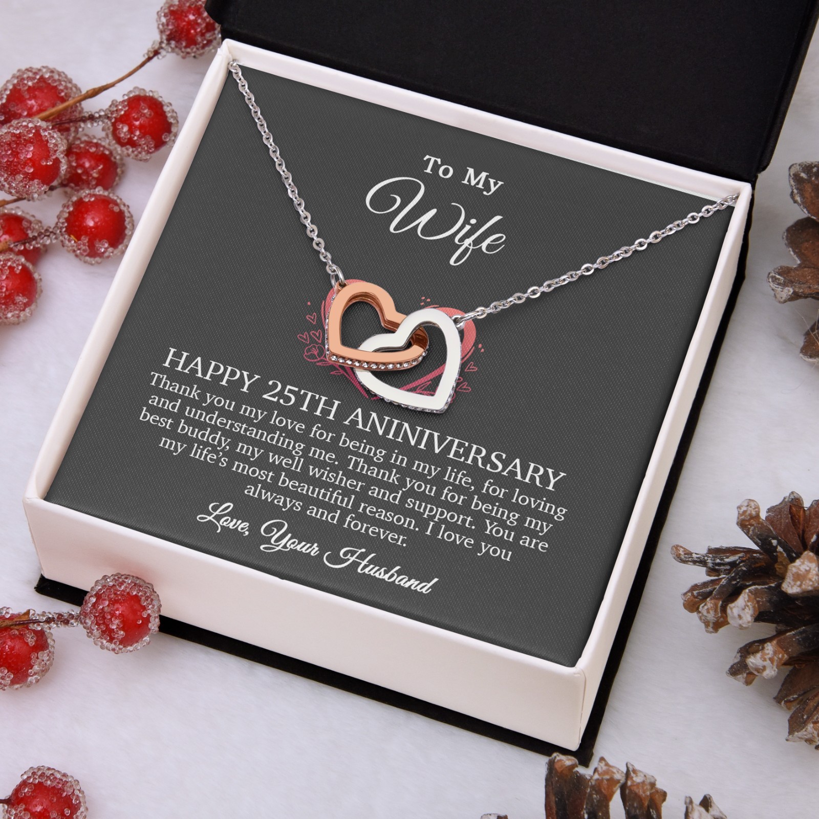 25th Anniversary Gift For Wife, 25 Year Anniversary Gifts, 25th Wedding Annivers