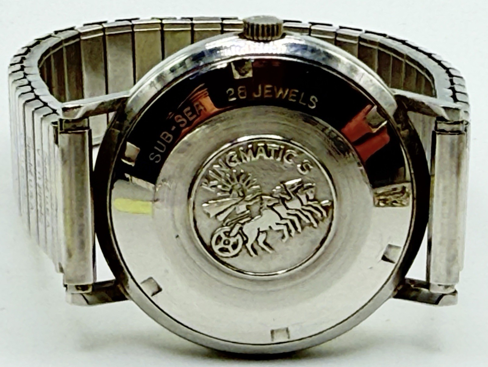 Vintage Movado Kingmatic Sub-Se Men’s Automatic Watch 28 Jewels 34mm