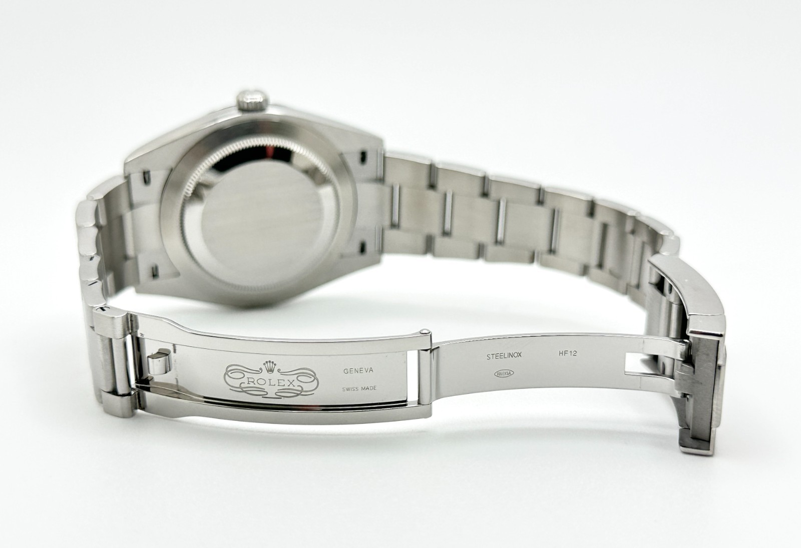 Rolex Oyster Perpetual 124300 41mm Green Dial Stainless Steel Box Papers