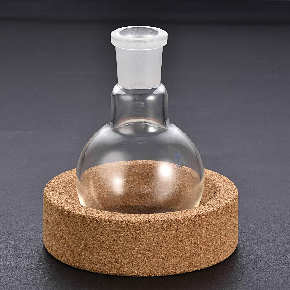 uxcell Lab Flask Support Cork Stand 120mm Diameter Round Bottom Holder for 50…