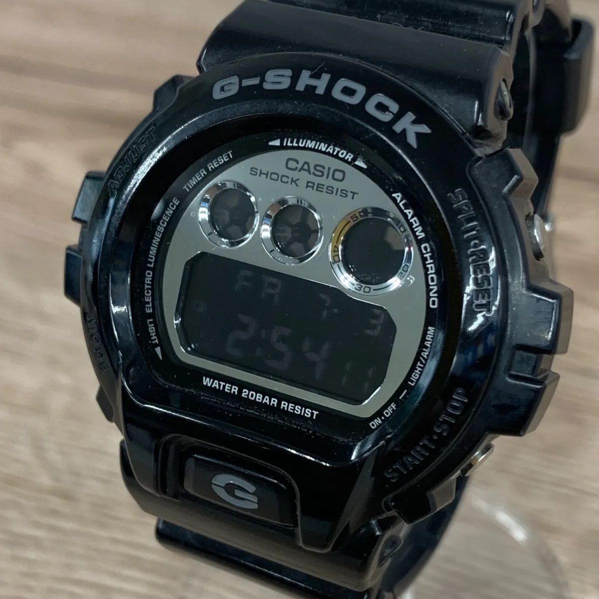 Working item CASIO G SHOCK DW 6900NB Black Wristwatch Hiratsuka Clothing H from