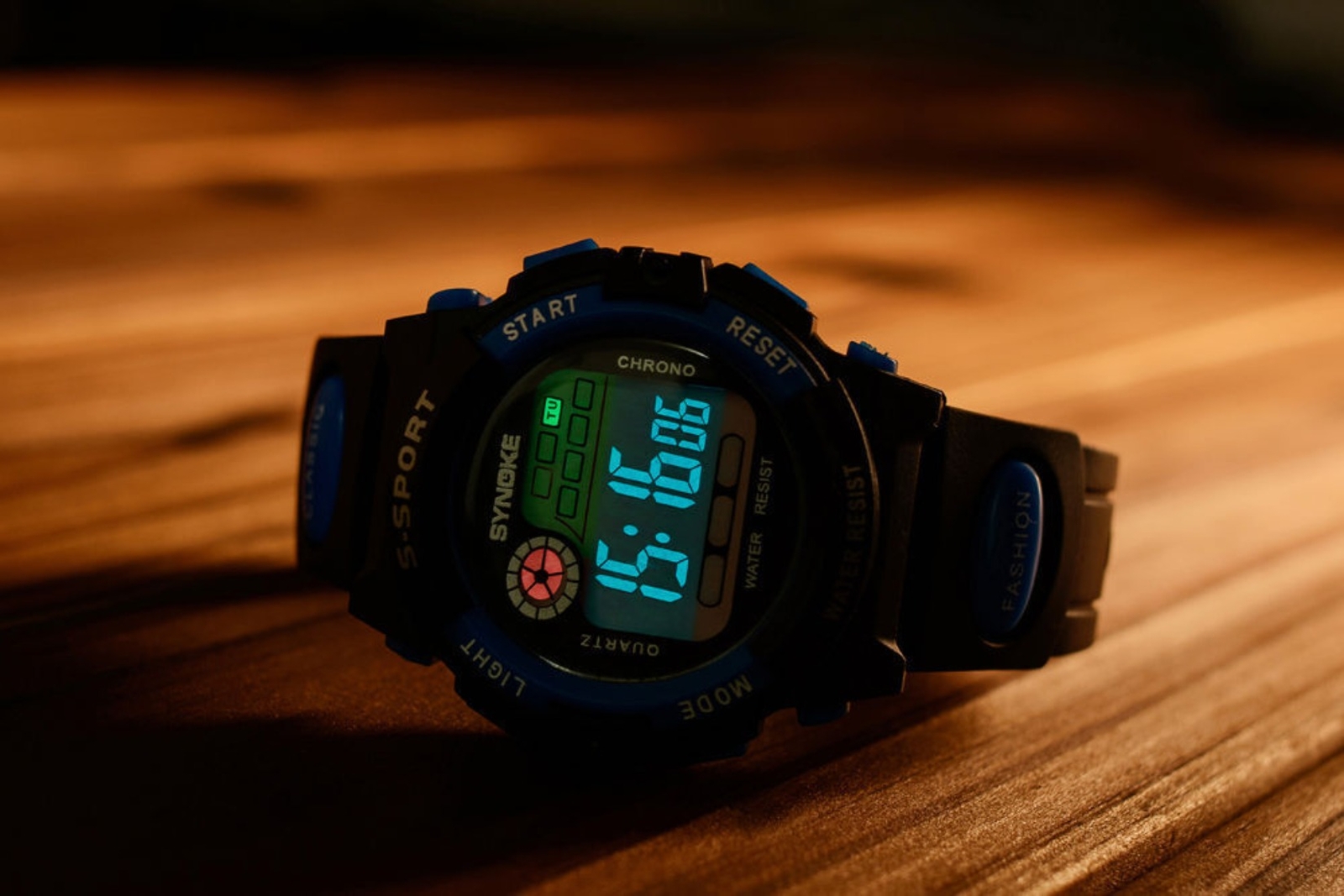 Kids Child Boy Girl Waterproof Multifunction Sports Electronic Watch Watches USA