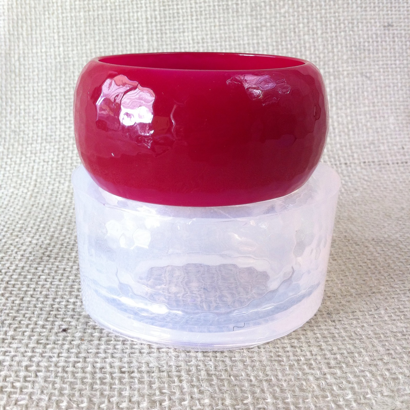 CLEAR SILICONE MOLD, (MB056) FOR SMOOTH FACETED BRACELET