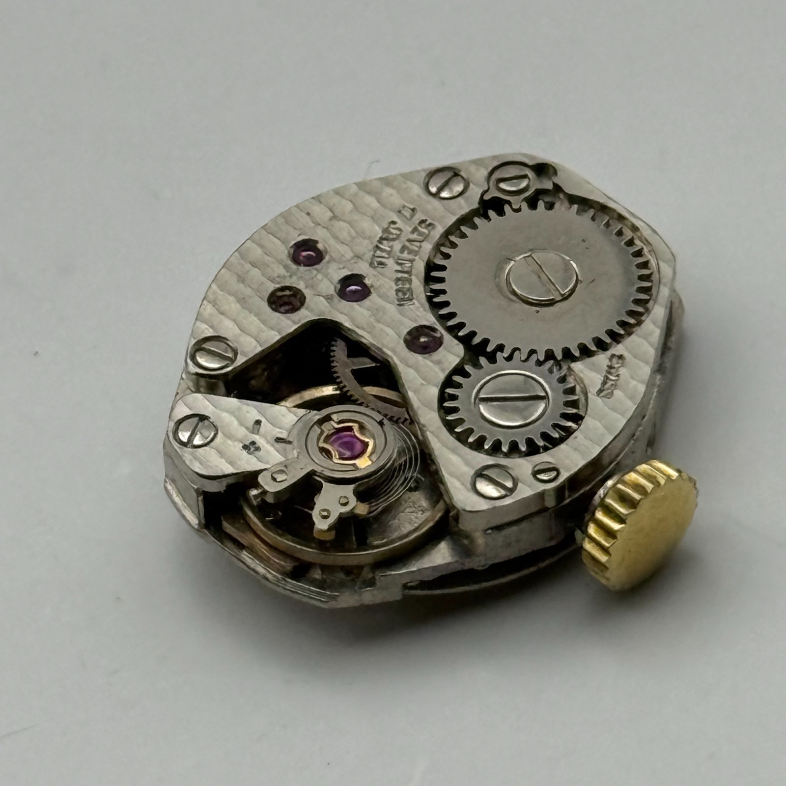 FHF 69-21 Watch Movement Uno 17 Jewels Swiss Manual Wind Parts Repair 15.3mm