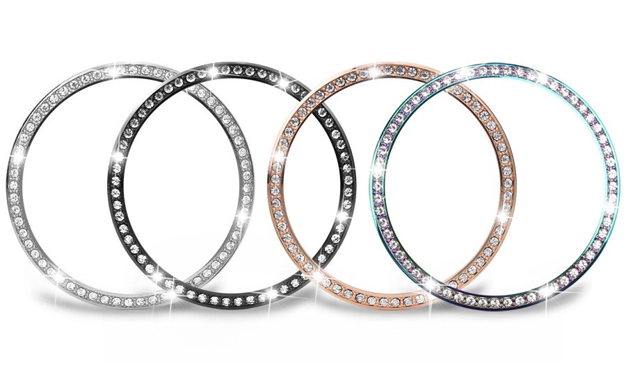 Metal Case Diamond Bezel Frame Cover For Samsung Galaxy Watch 8 7 6 5 4 40/44MM