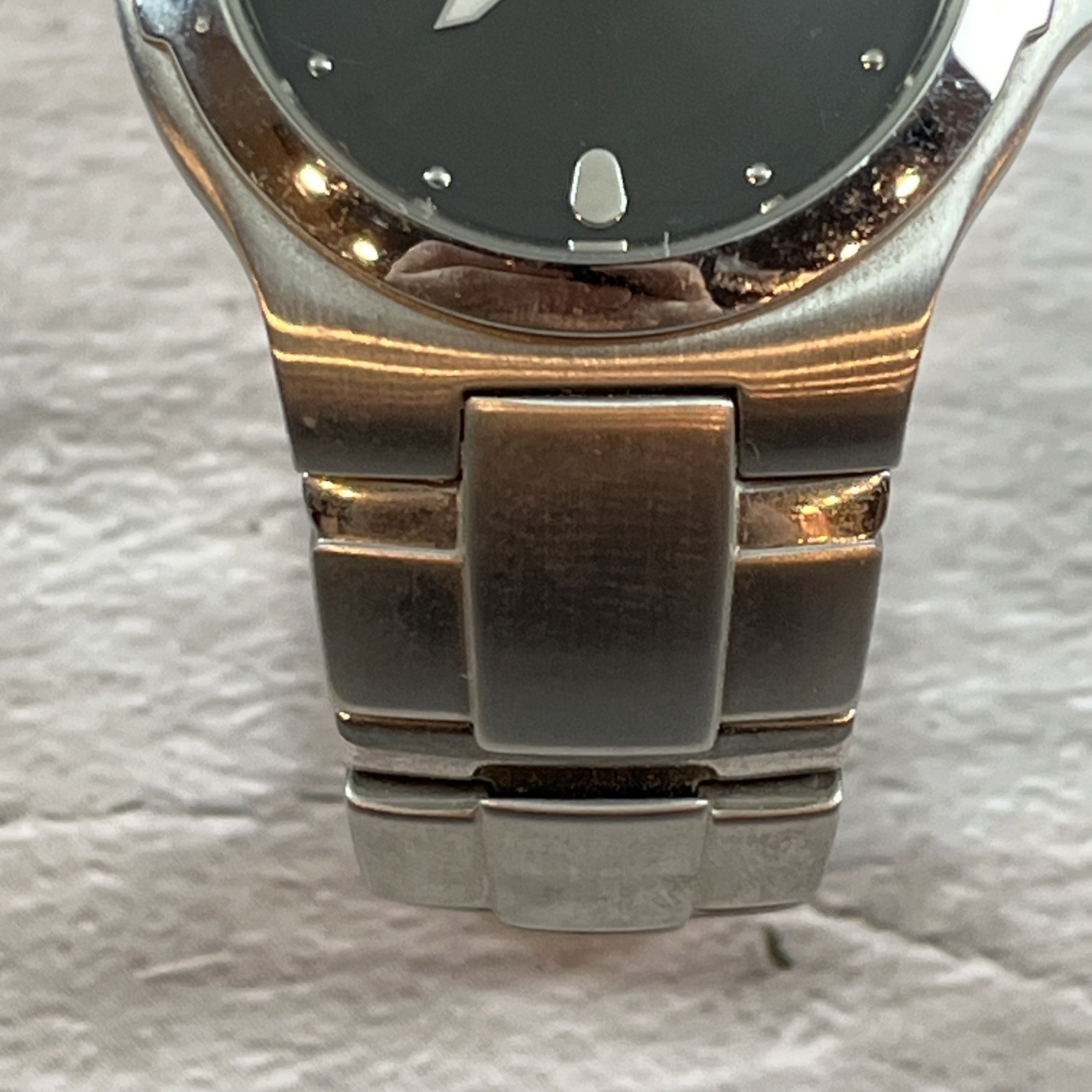 Citizen Eco-Drive Men’s Stainless Steel Watch E111-K16750 Solar Black Dial