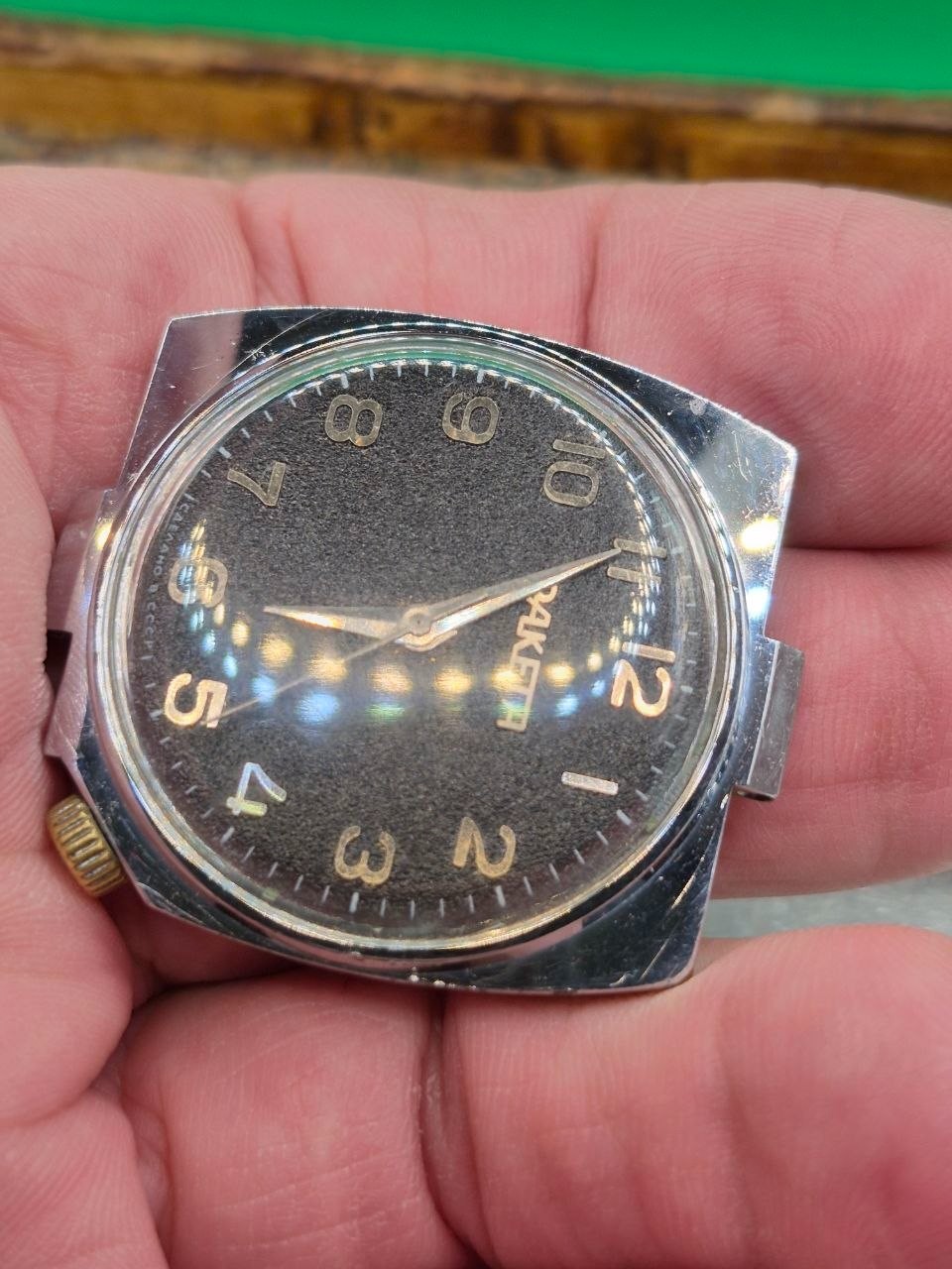 Vintage Soviet mechanical wristwatch RAKETA 2609 HА.