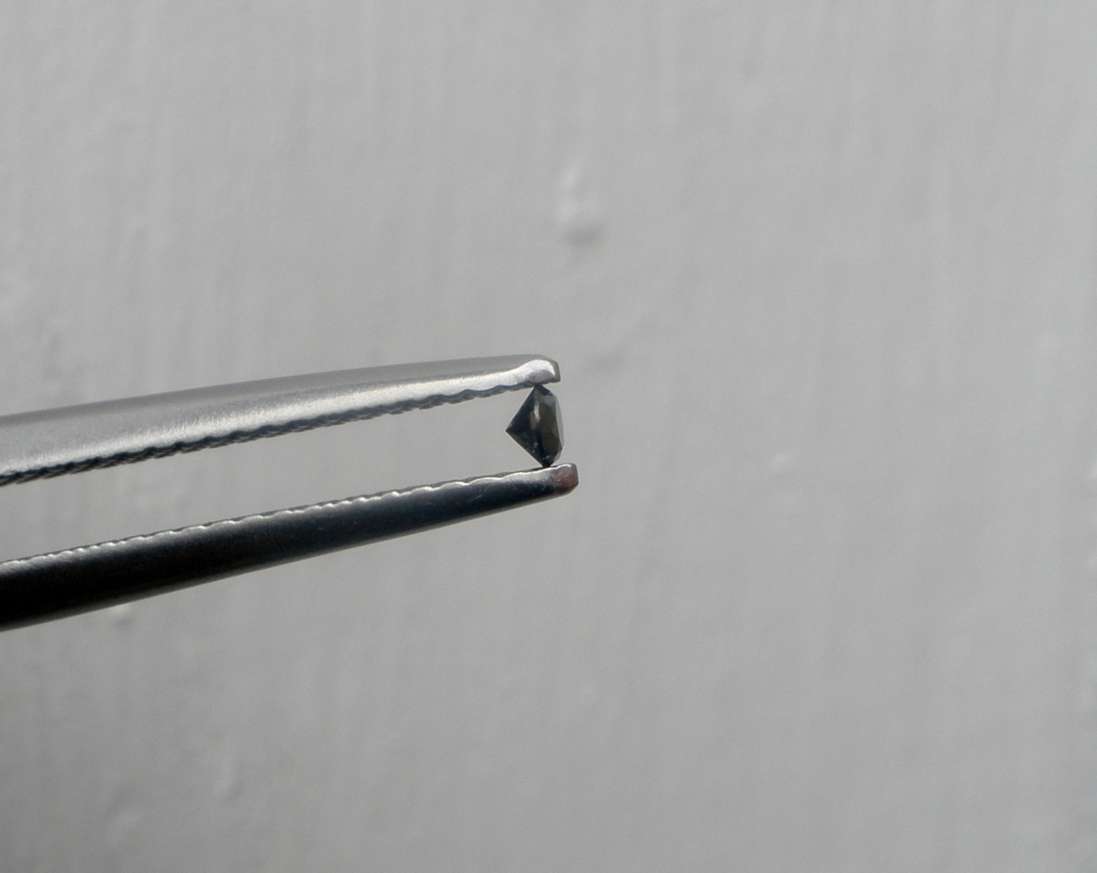 Natural Black diamond loose faceted round 1.3mm